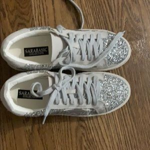 Glittery sneakers size 7